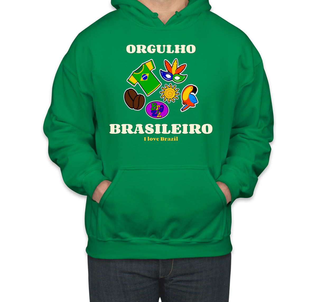 Brazil Composition Unisex Hoodie