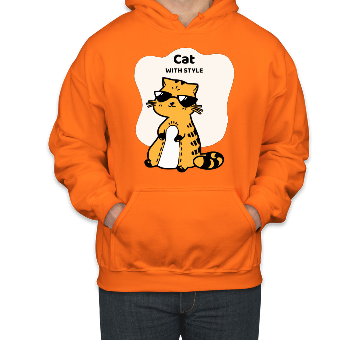 Cat With Style Unisex Hoodie