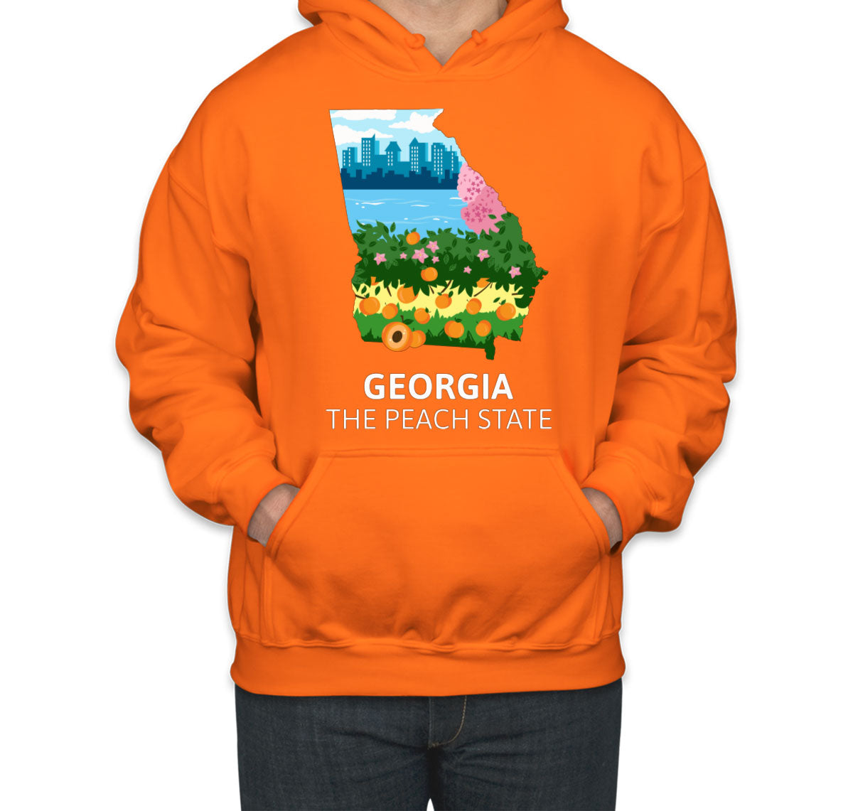 Georgia The Peach State Unisex Hoodie
