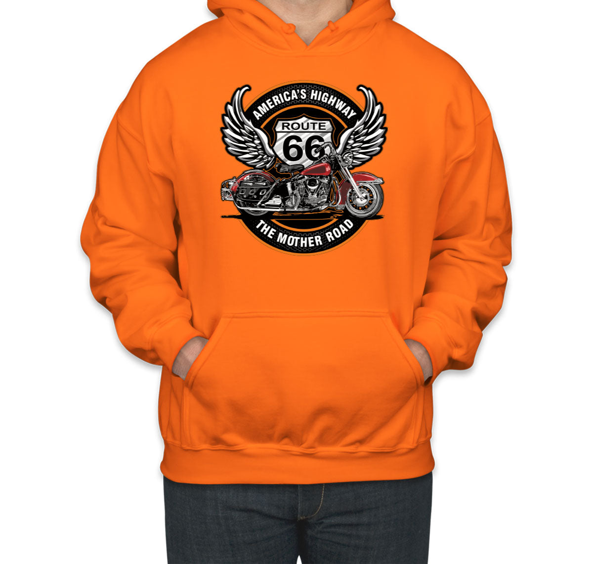 Route 66 The Mother Road Unisex Hoodie