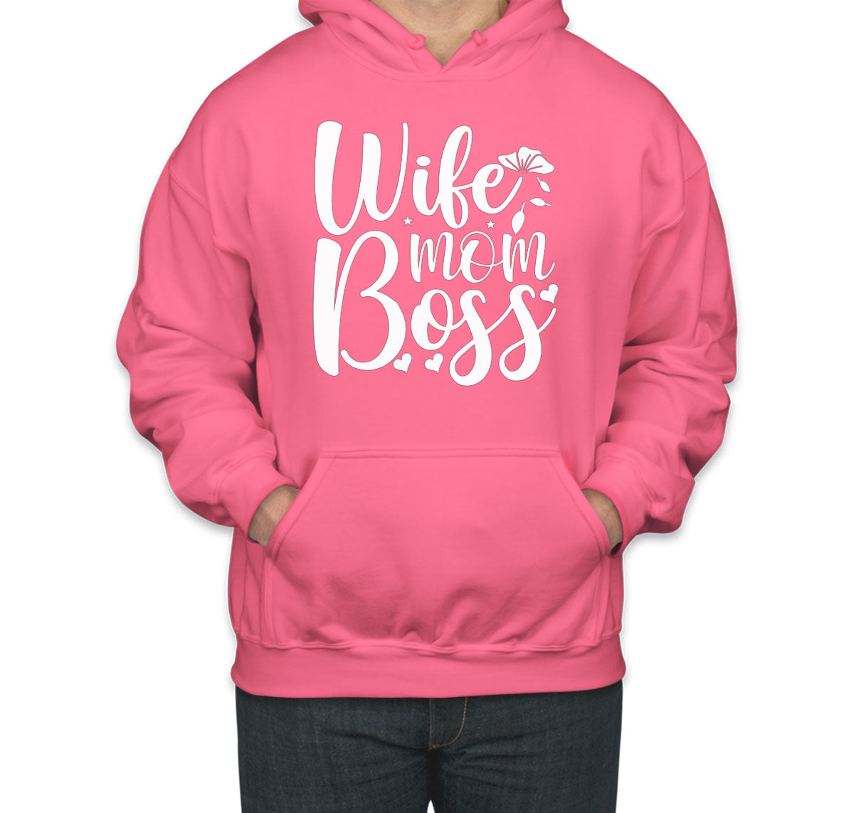 Wife Mom Boss Unisex Hoodie