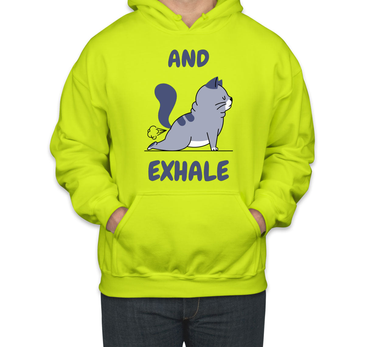 Yoga Cat Flexing Unisex Hoodie