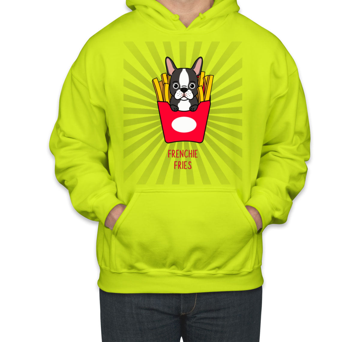 Frenchie Fries Cute Dog French Bulldog Puppy Unisex Hoodie