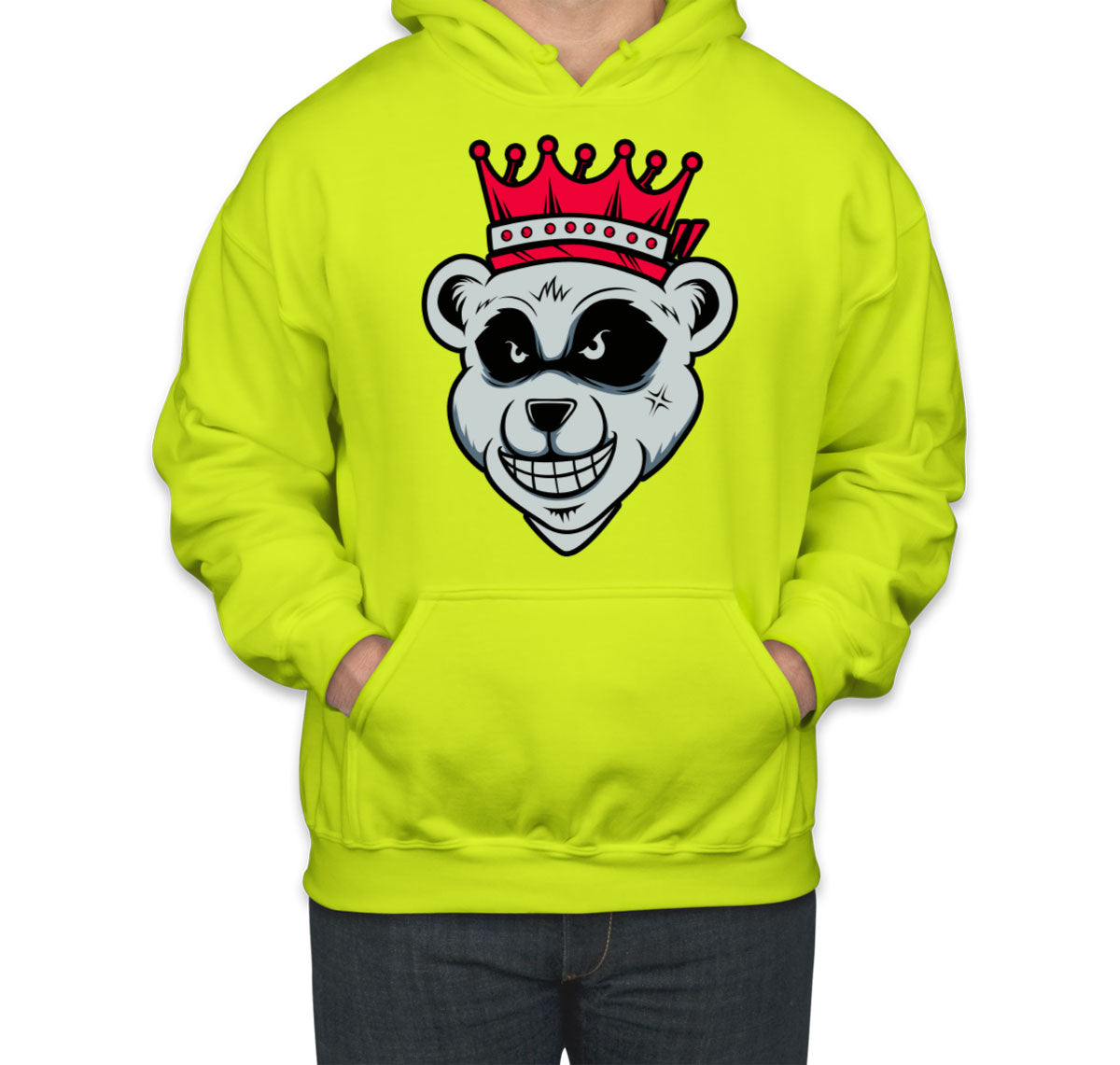 King Bear With Crown Unisex Hoodie