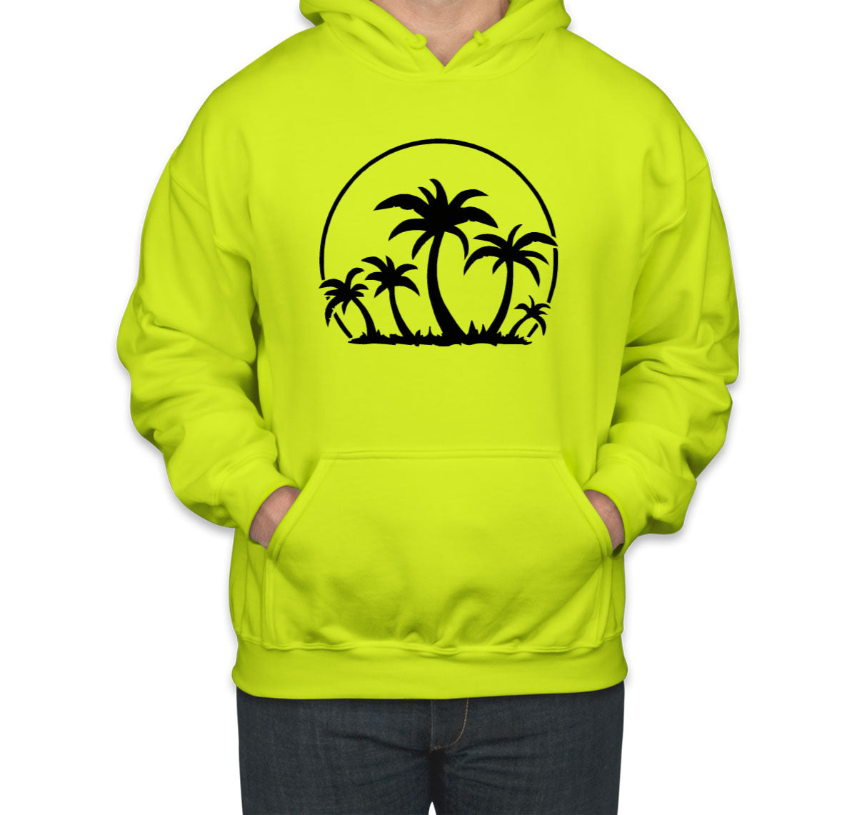 Palm Trees And Sunset Unisex Hoodie