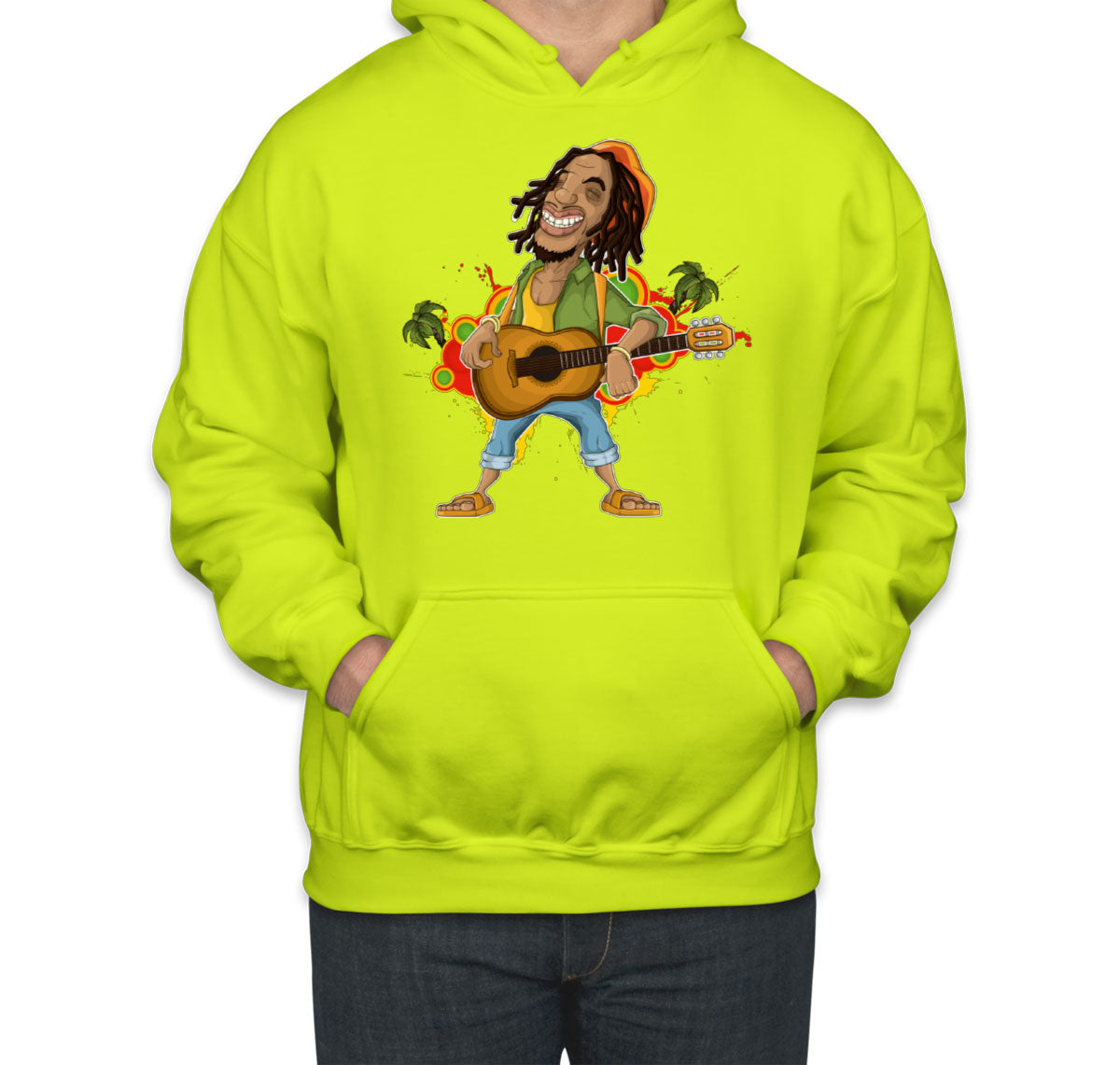Rasta Reggae Rastafarian Unisex Hoodie