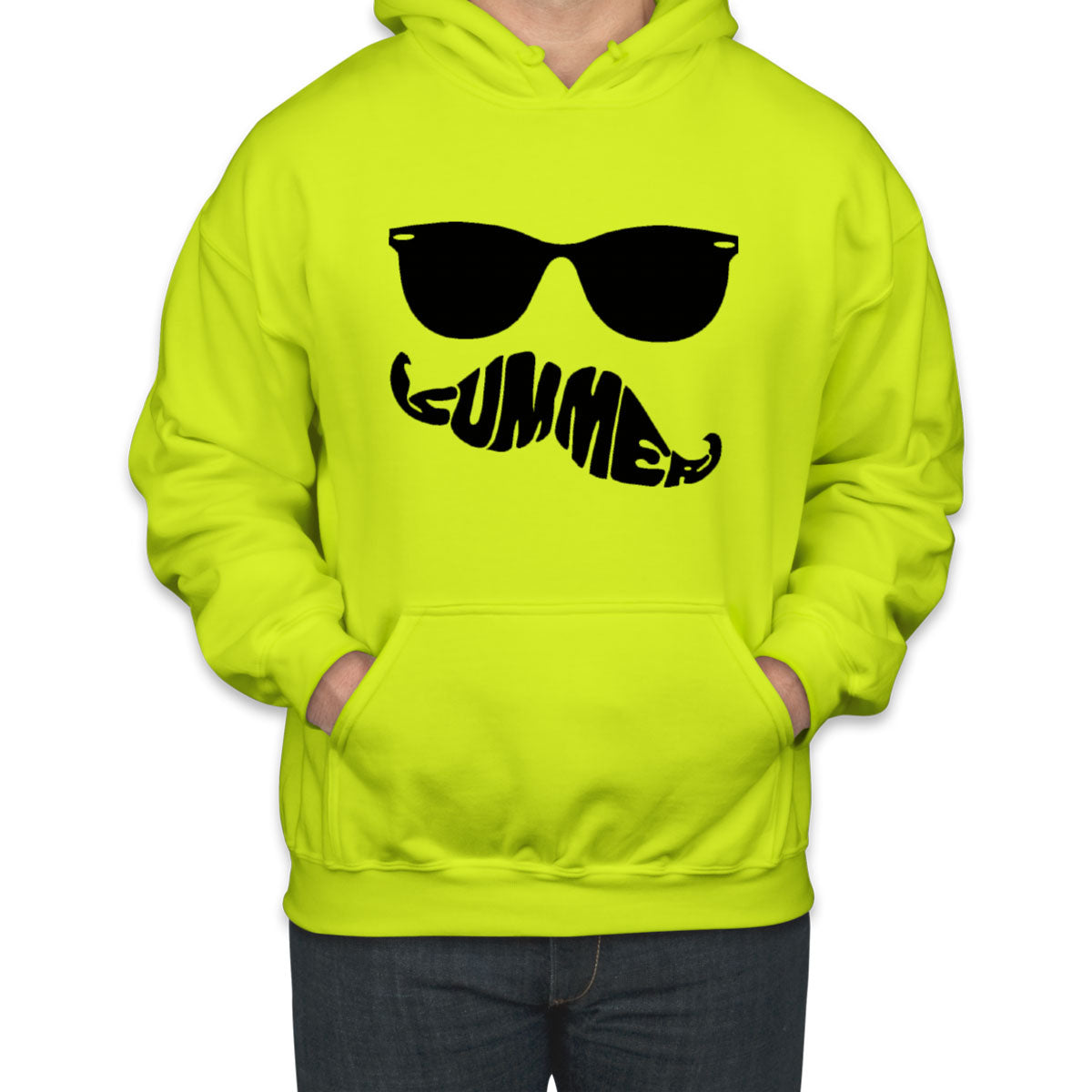 Sunglasses with Mustache Unisex Hoodie