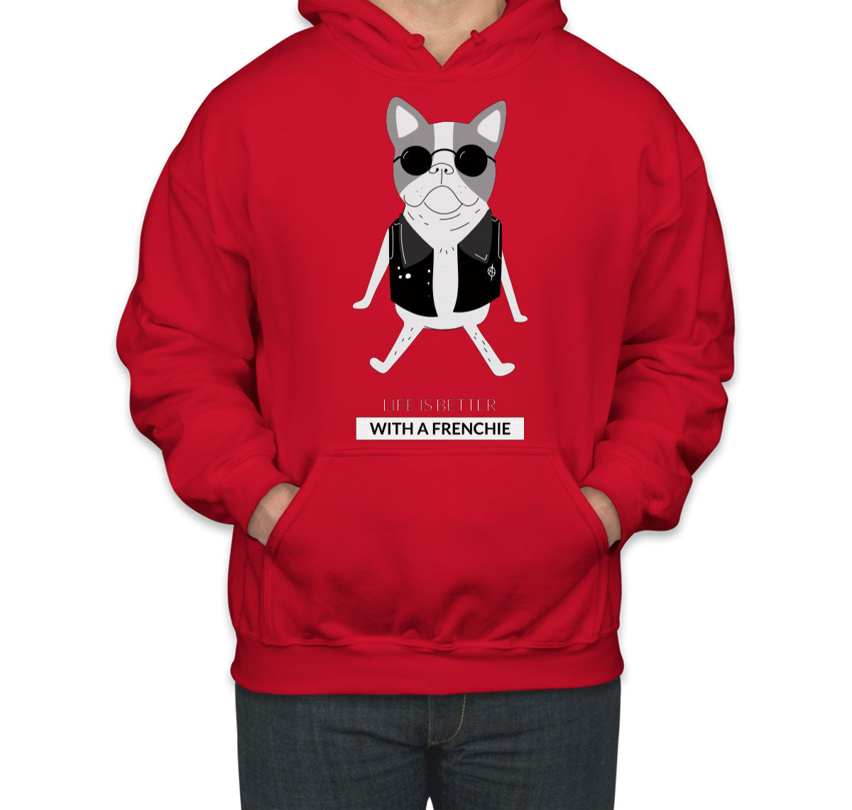 Life Is Better With A Frenchie French Bulldog Unisex Hoodie