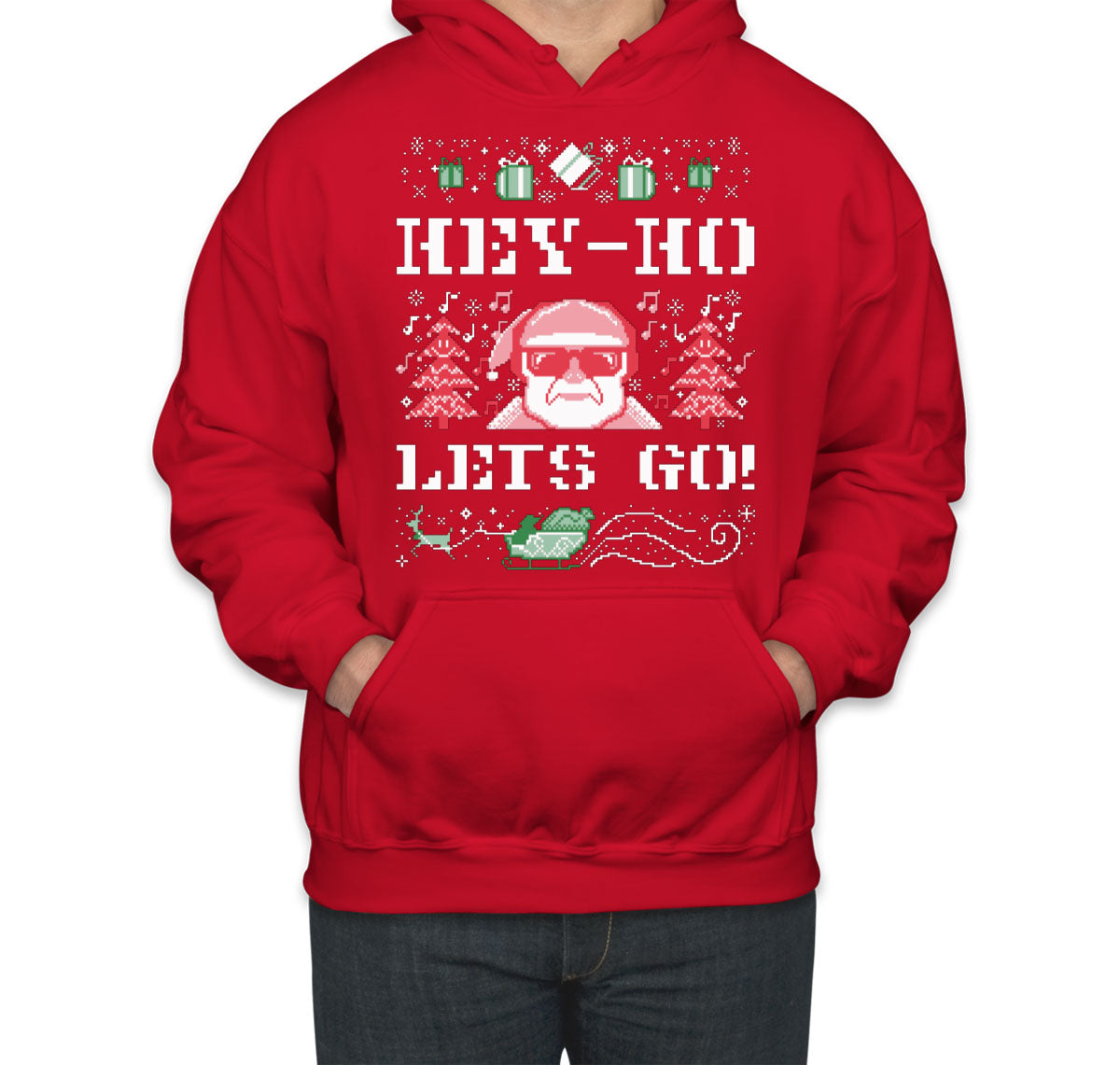 Hey Ho, Lets Go! Ugly Unisex Hoodie