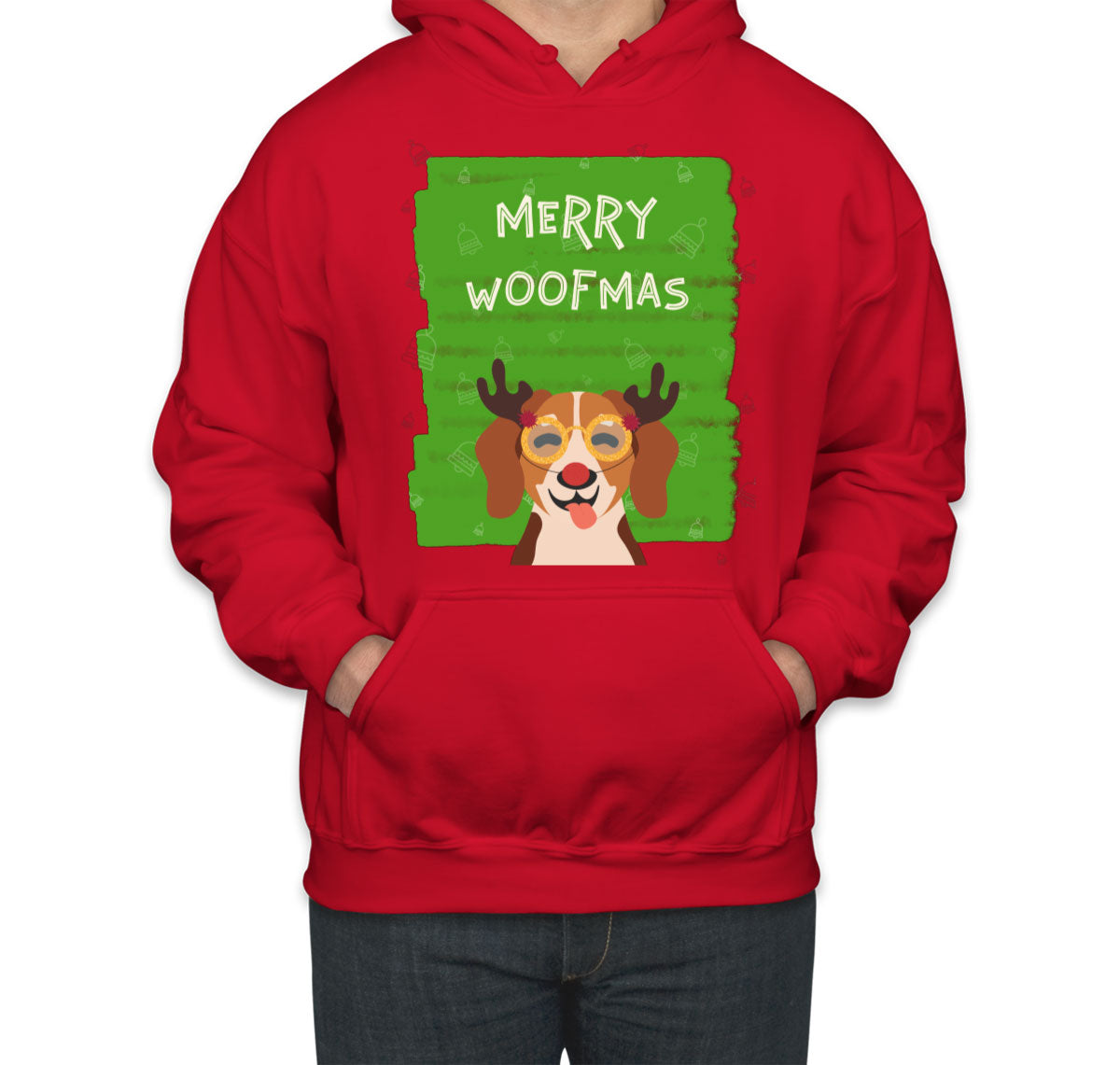 Merry Woofmas Dog Christmas Unisex Hoodie
