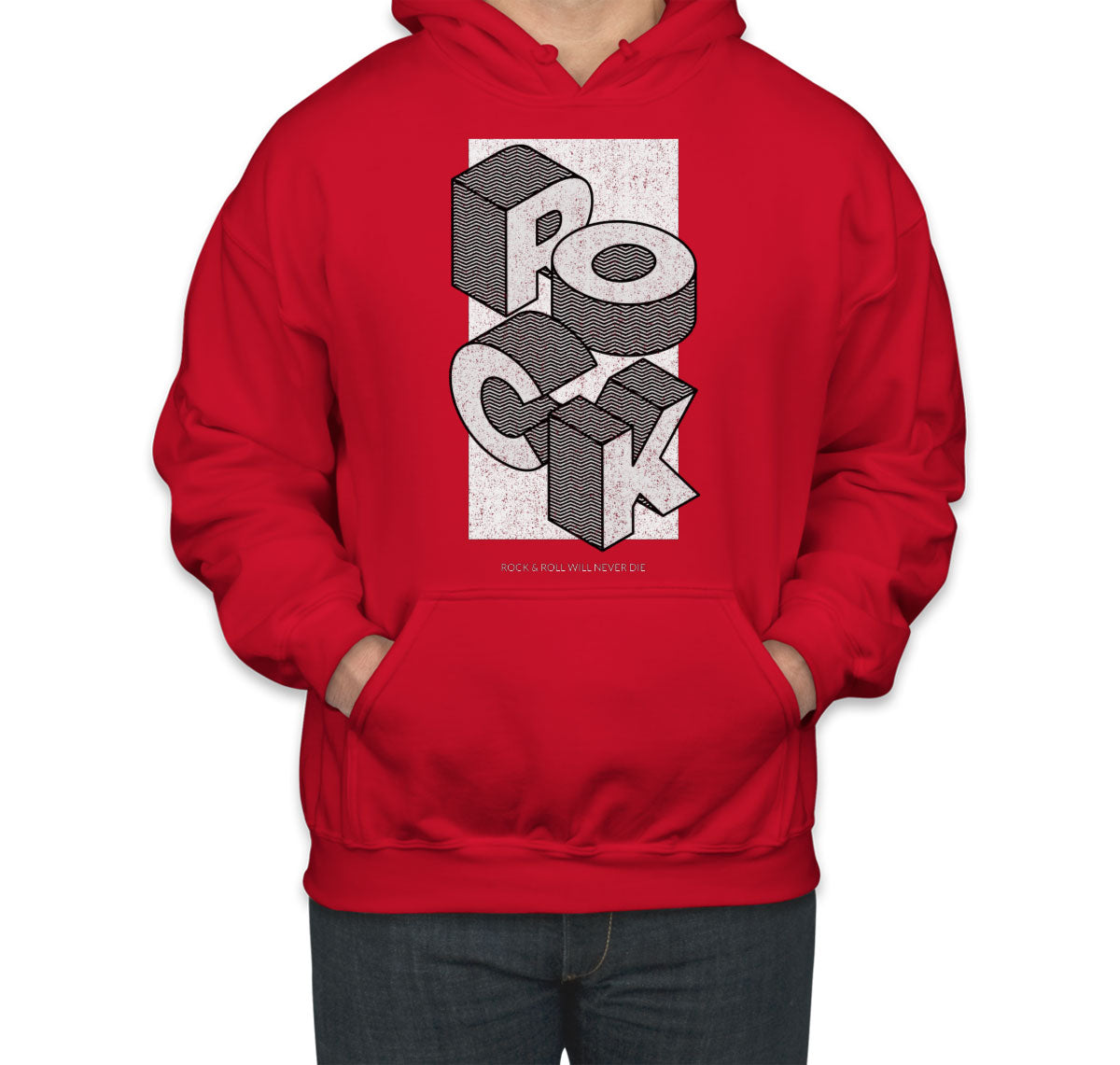 Rock & Roll Will Never Die Unisex Hoodie