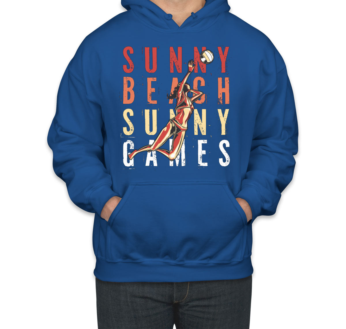 Beach Volleyball Unisex Hoodie