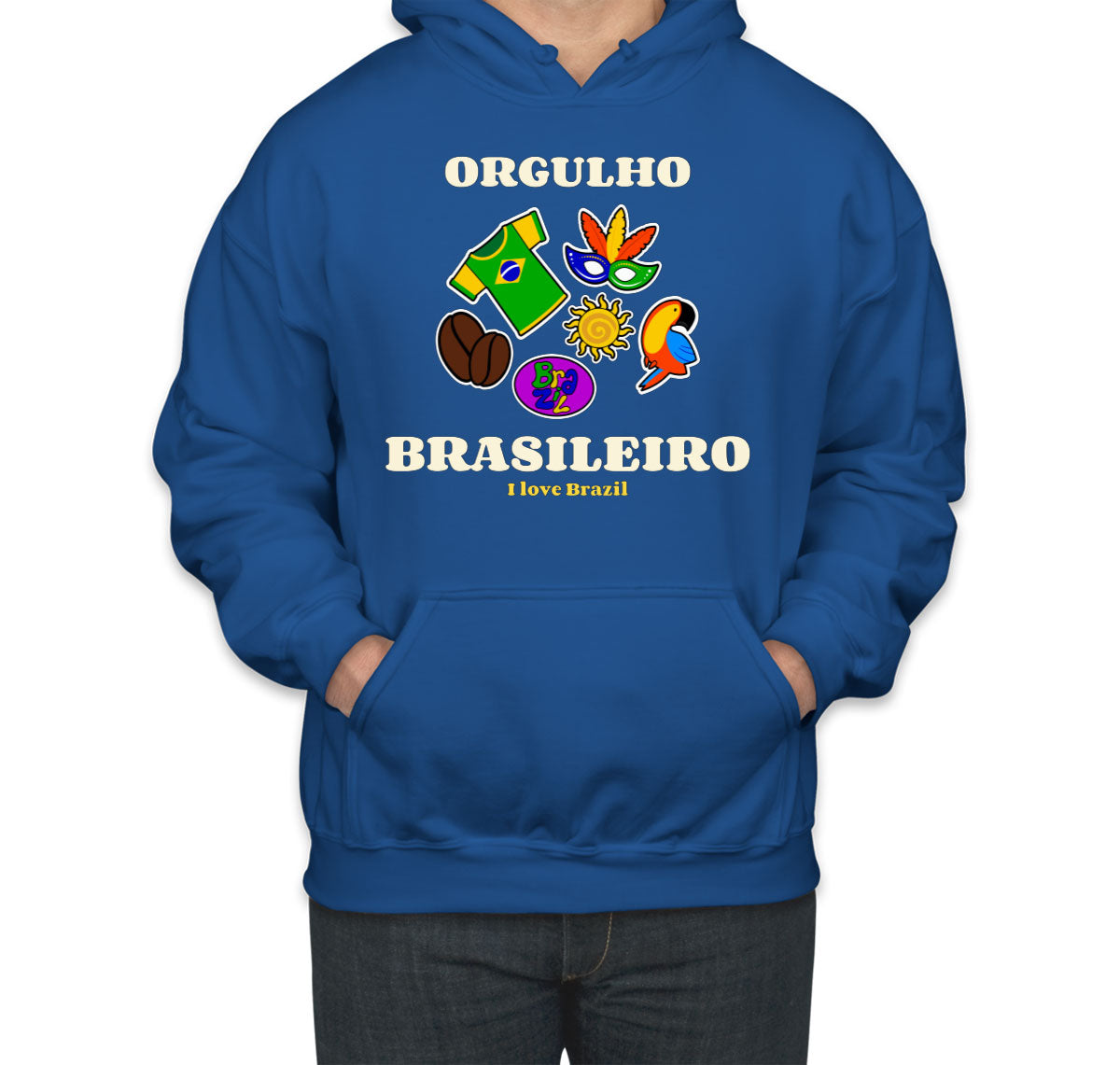 Brazil Composition Unisex Hoodie