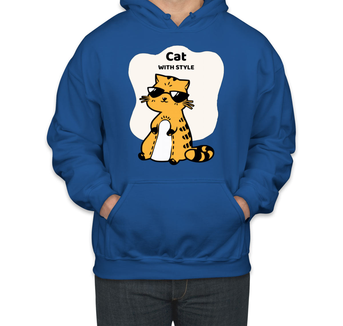 Cat With Style Unisex Hoodie
