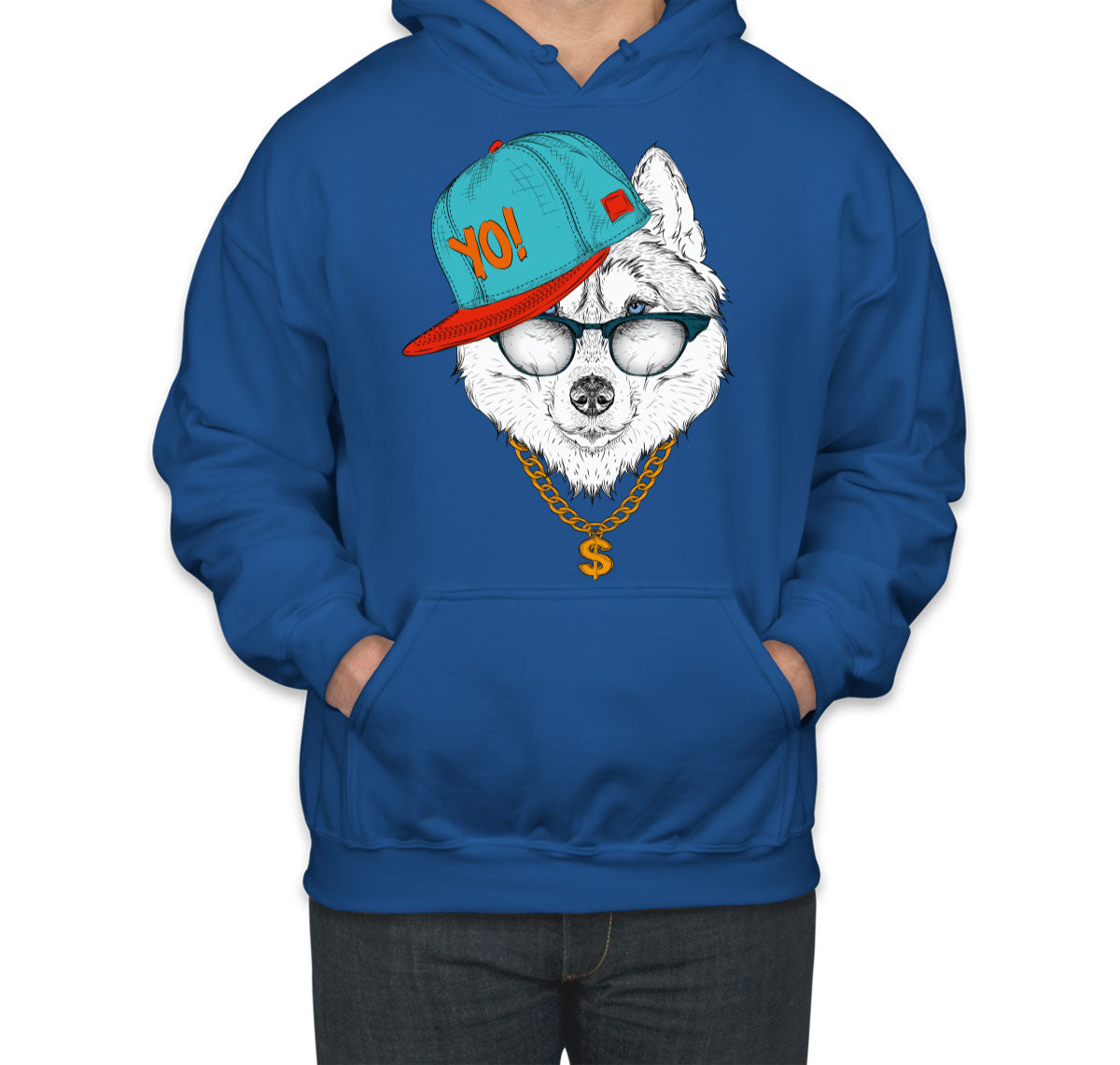 Cool Siberian Husky Dog Unisex Hoodie