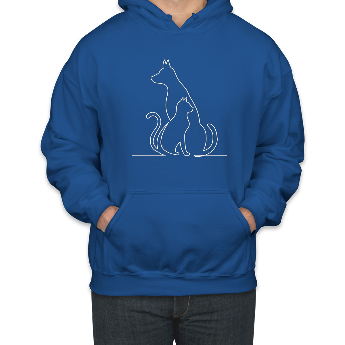 Dog And Cat Unisex Hoodie