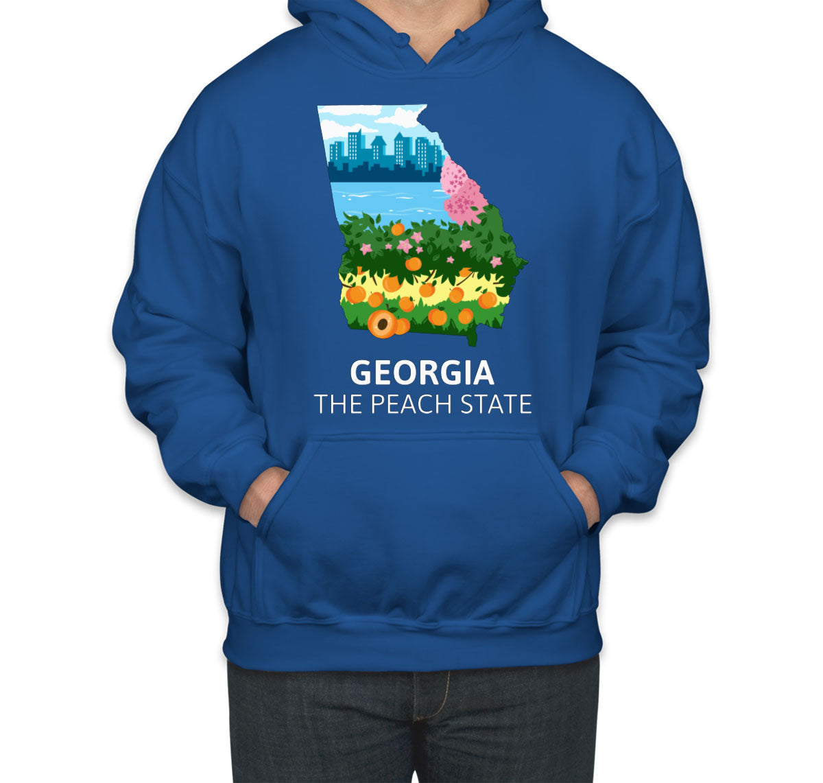 Georgia The Peach State Unisex Hoodie