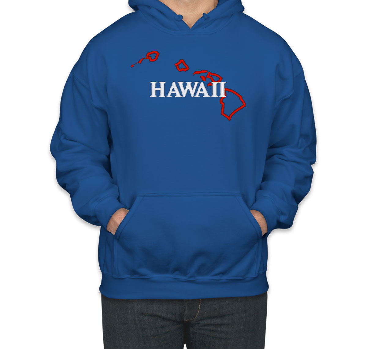 Hawaii Embroidered Unisex Hoodie