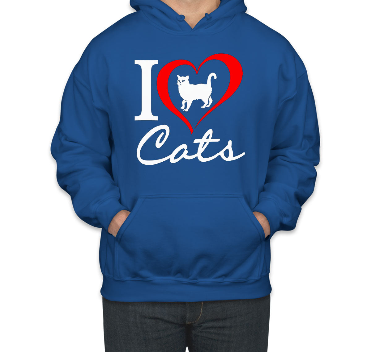 I Love Cats Unisex Hoodie