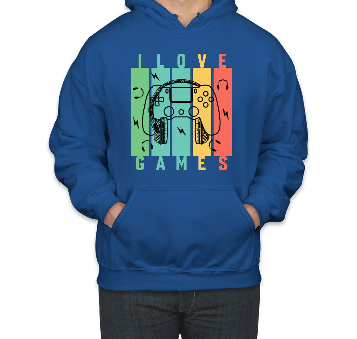 I Love Games Unisex Hoodie