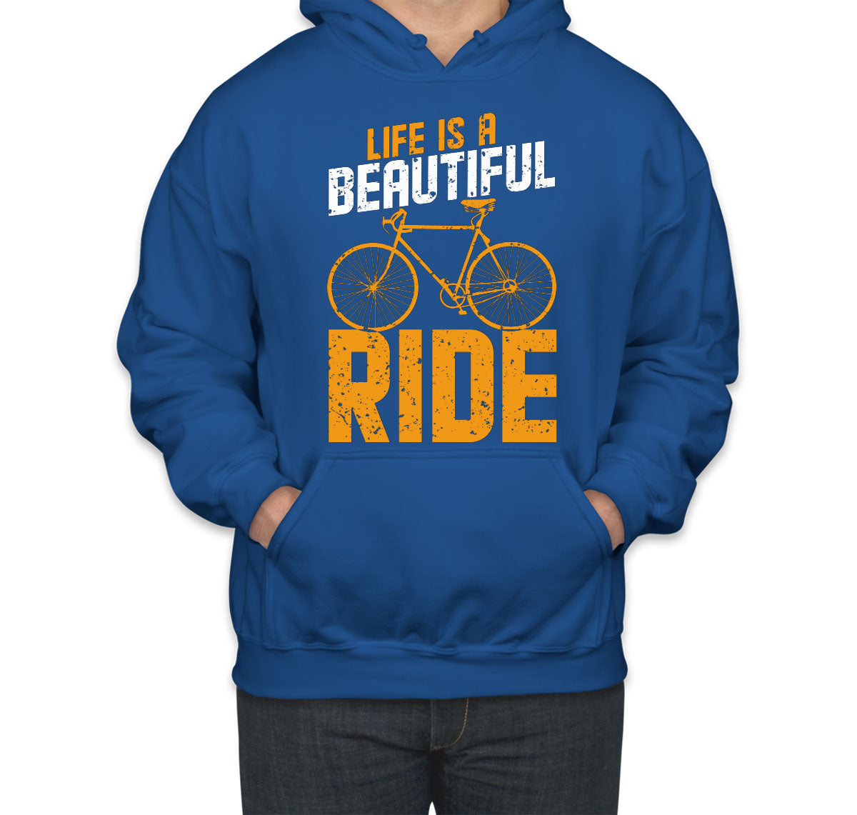 Life Is A Beautiful Ride Bicycle Unisex Hoodie