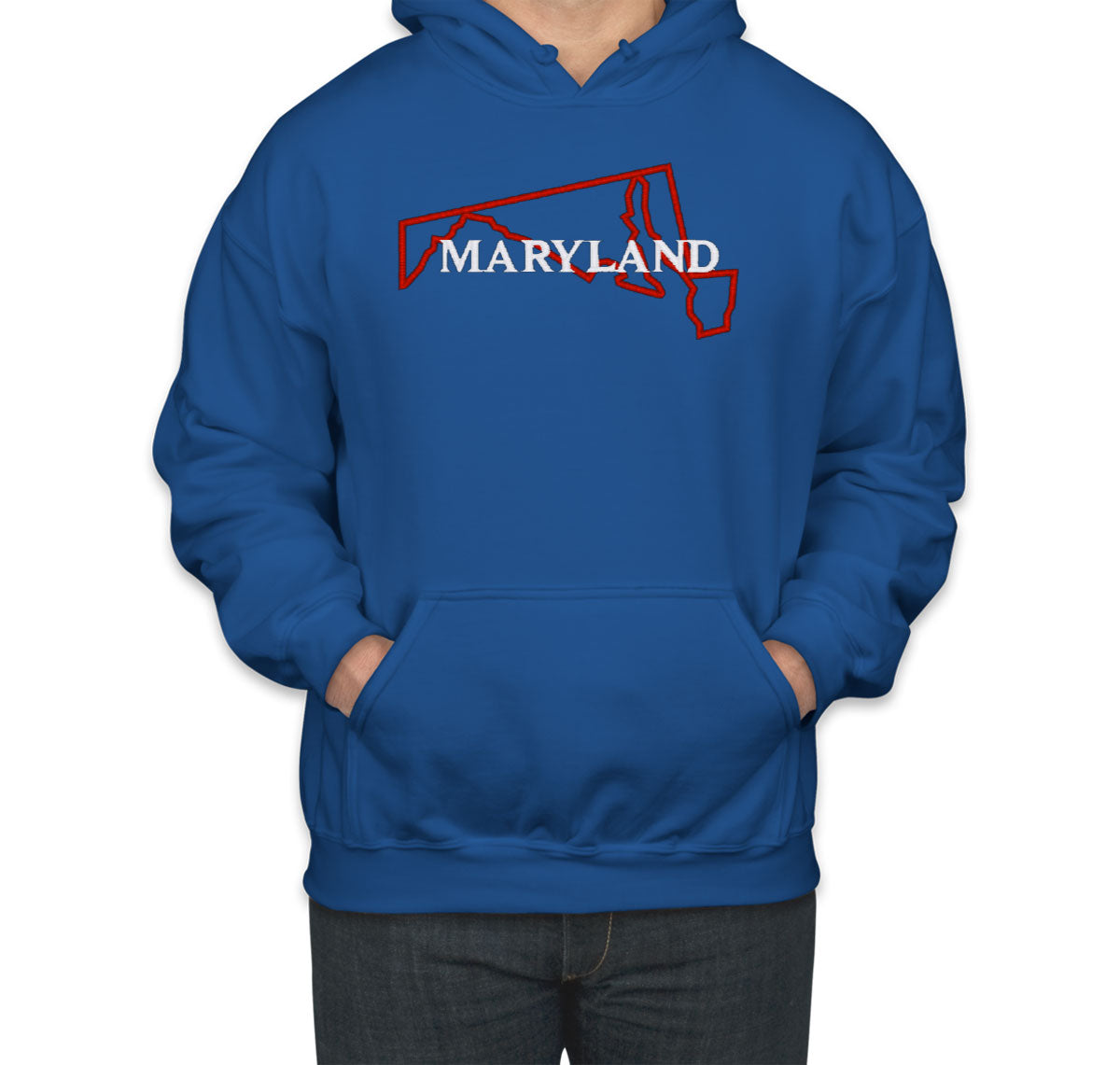 Maryland Embroidered Unisex Hoodie