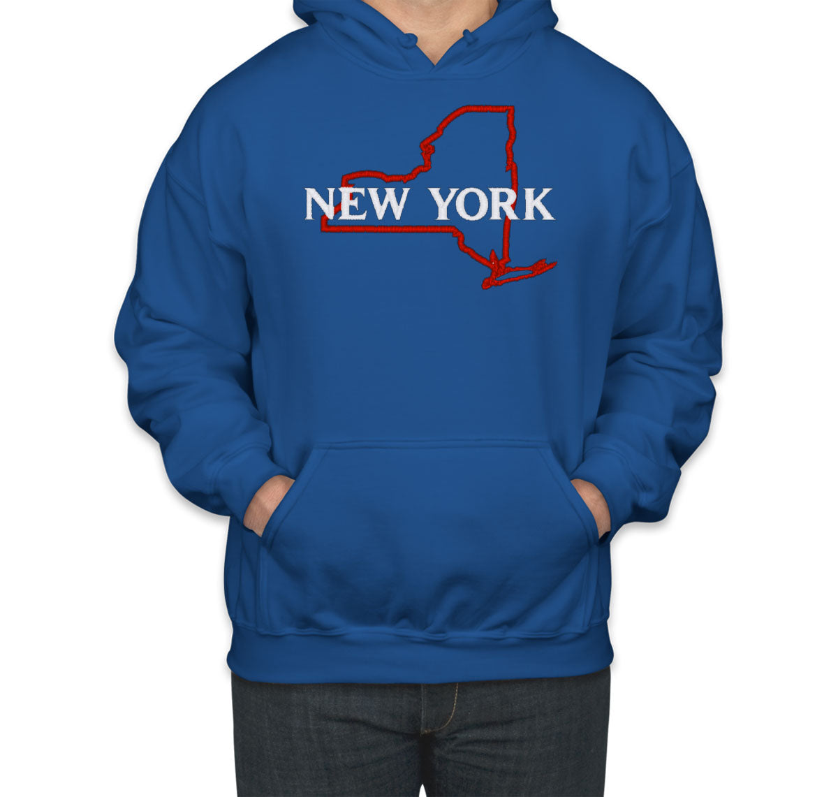 New York Embroidered Unisex Hoodie