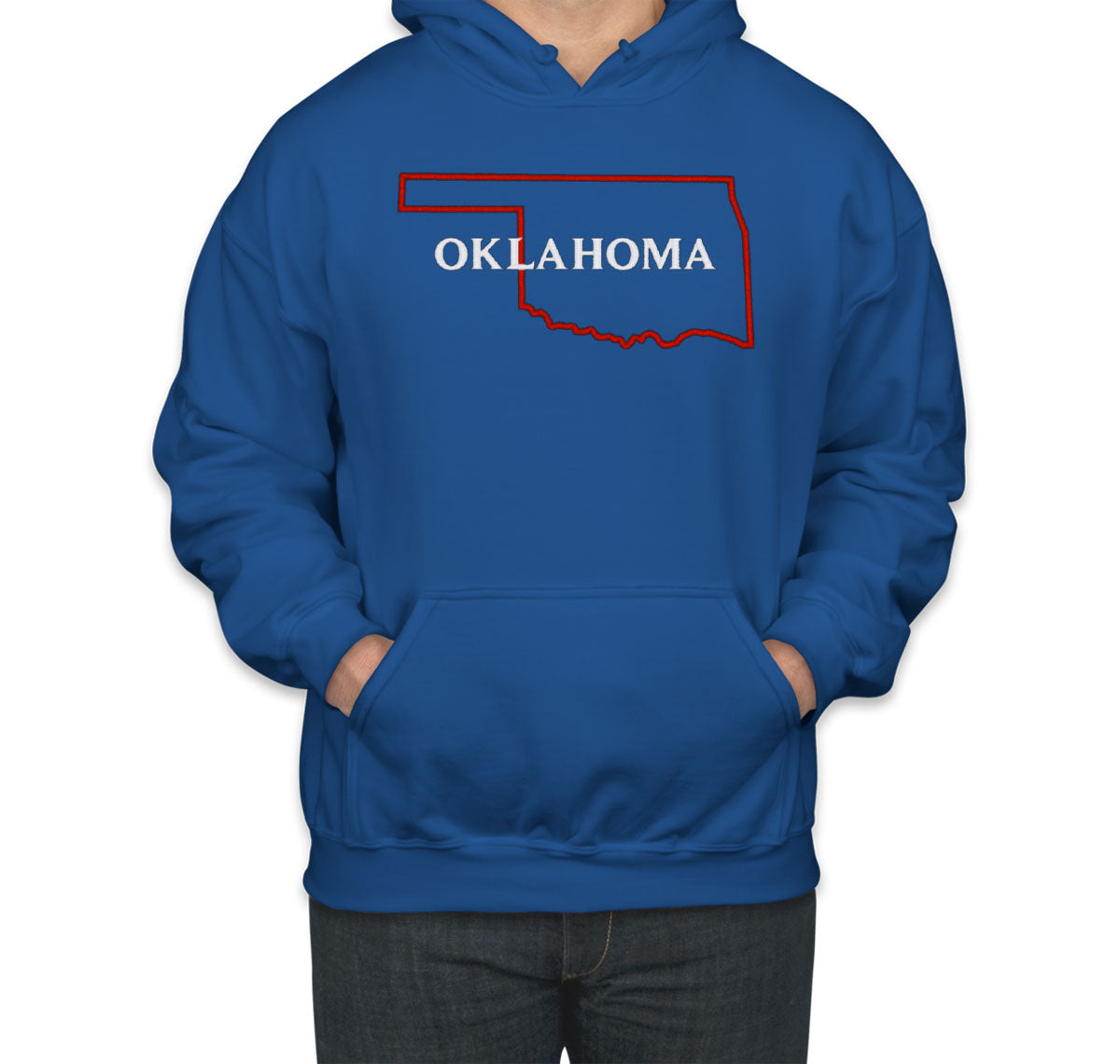 Oklahoma Embroidered Unisex Hoodie