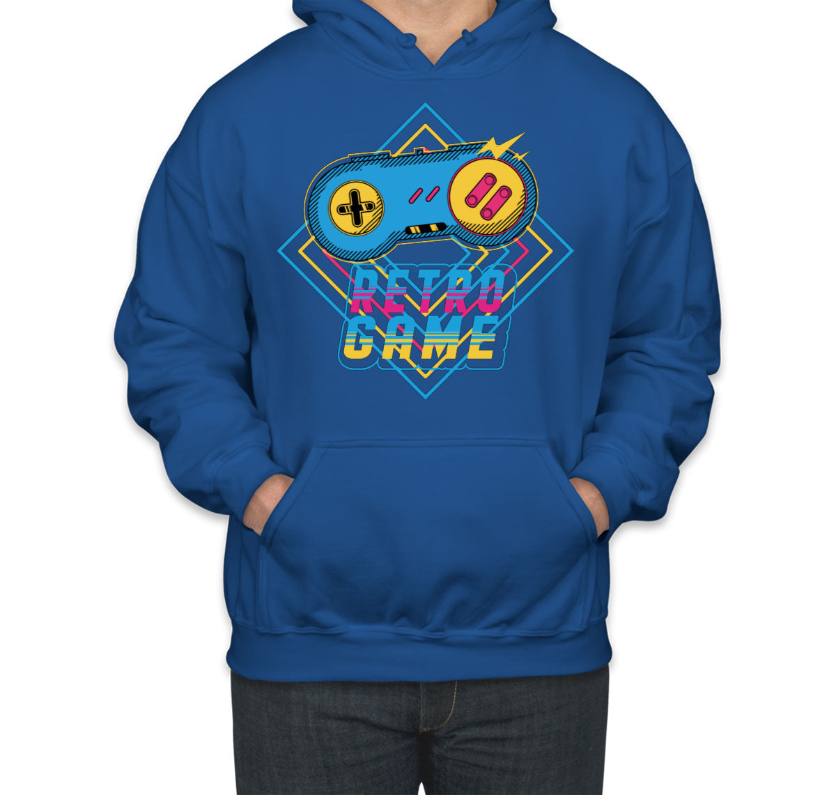 Retro Game Controller Unisex Hoodie