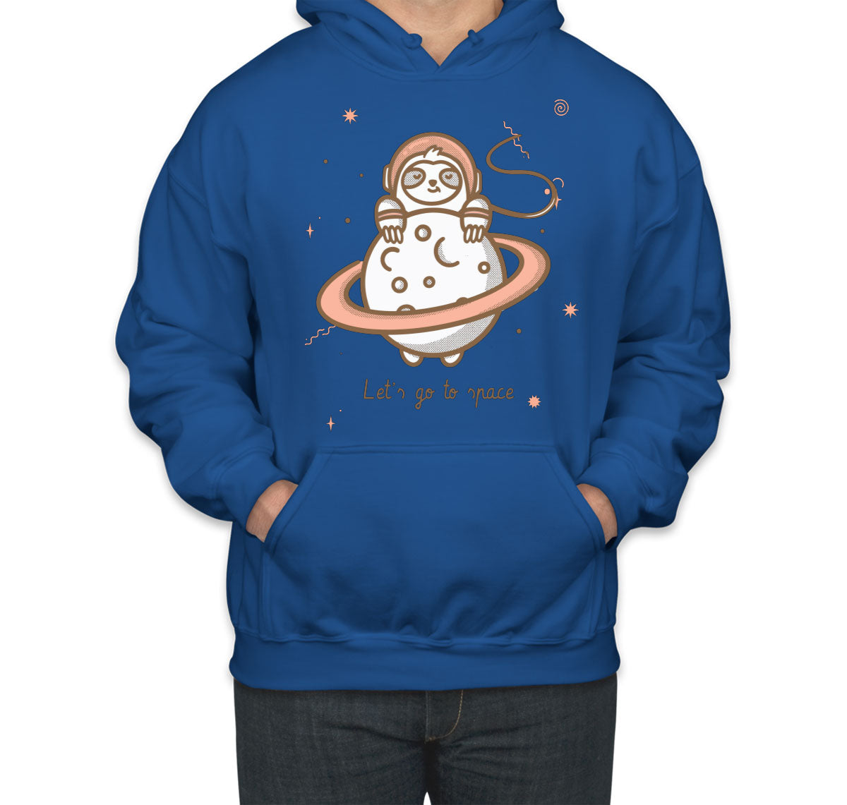 A Sloth In Space Unisex Hoodie