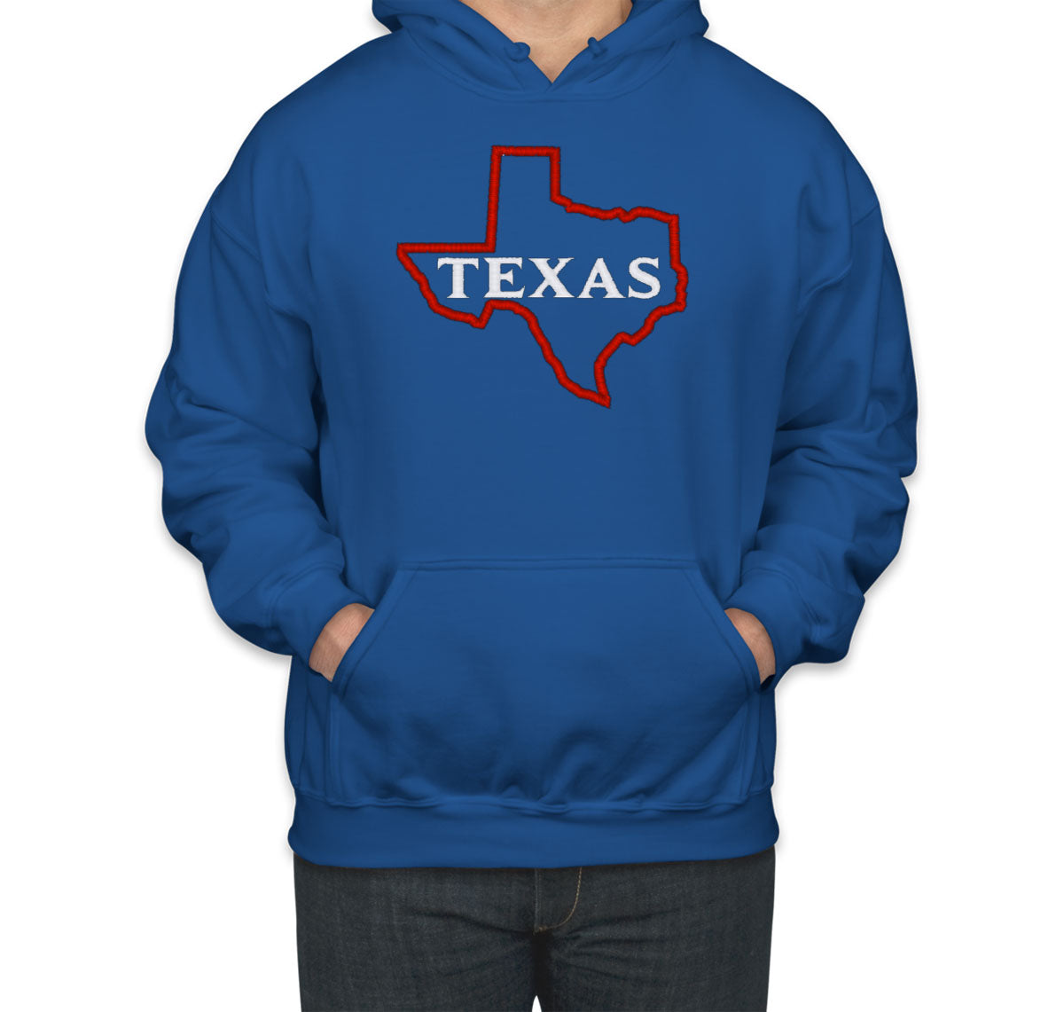 Texas Embroidered Unisex Hoodie