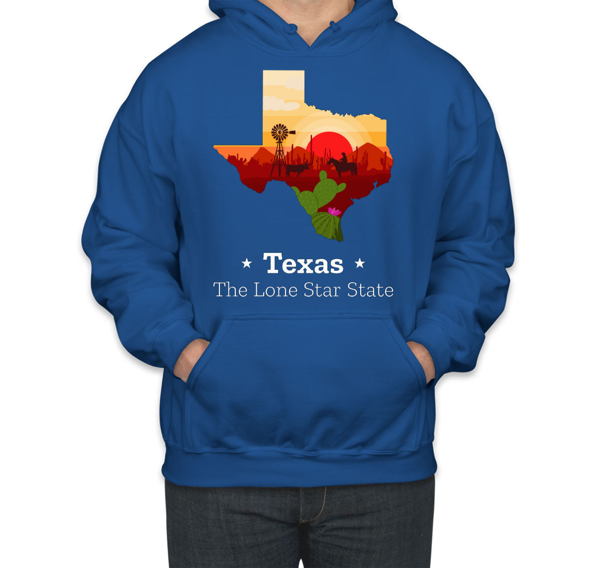 Texas The Lone Star State Unisex Hoodie