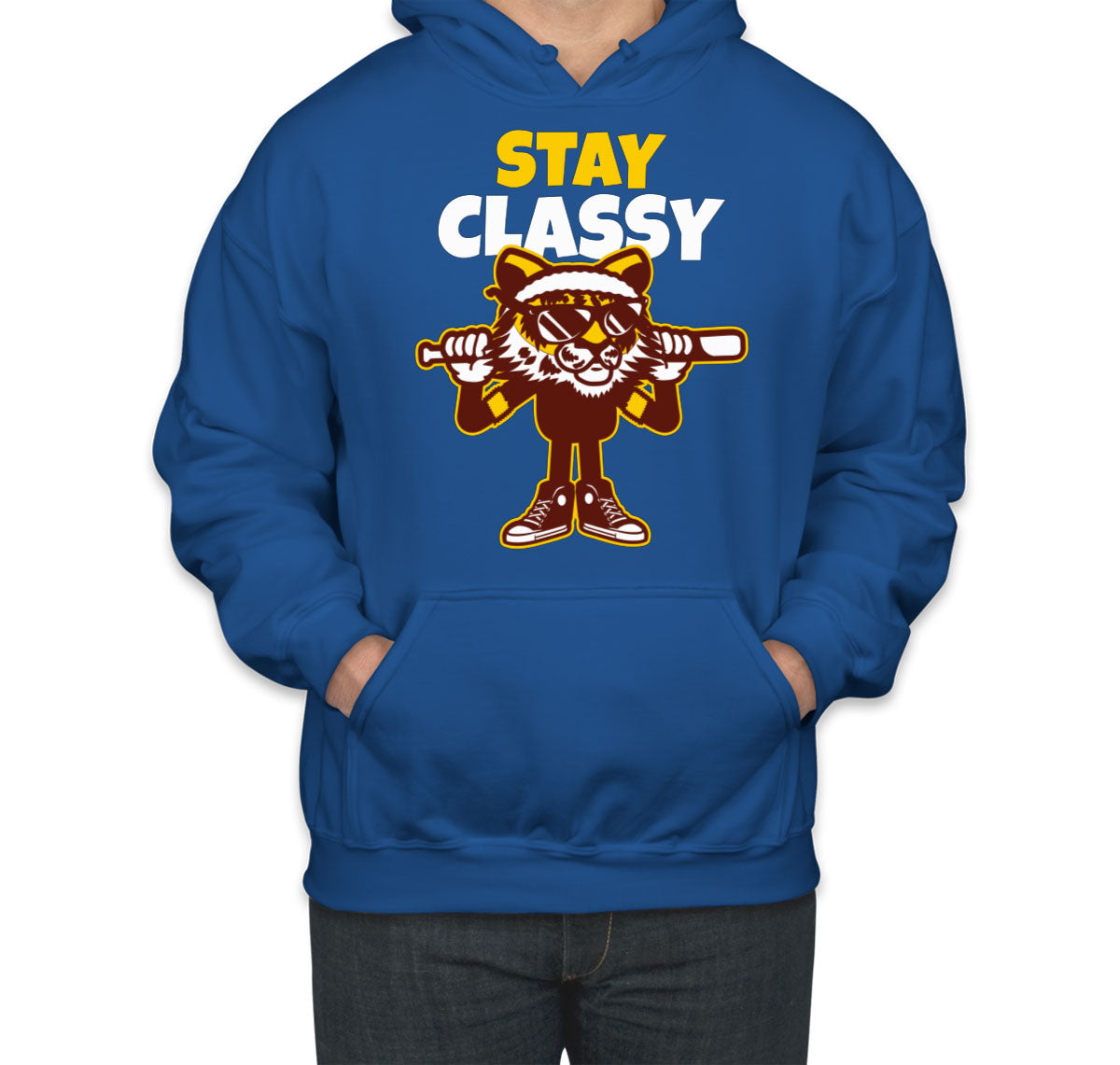 Stay Classy. A Tiger In Streetwear Unisex Hoodie