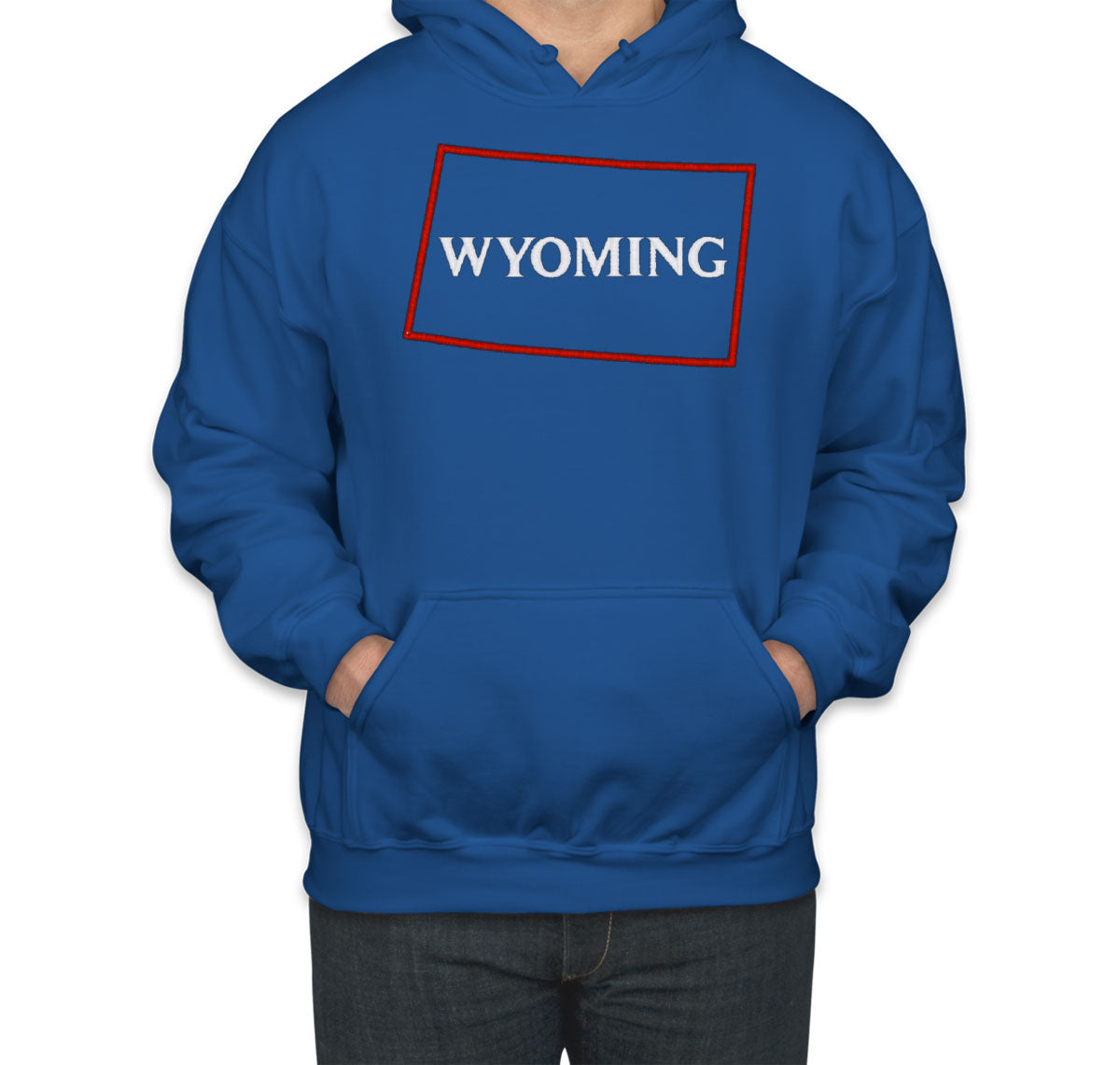Wyoming Embroidered Unisex Hoodie