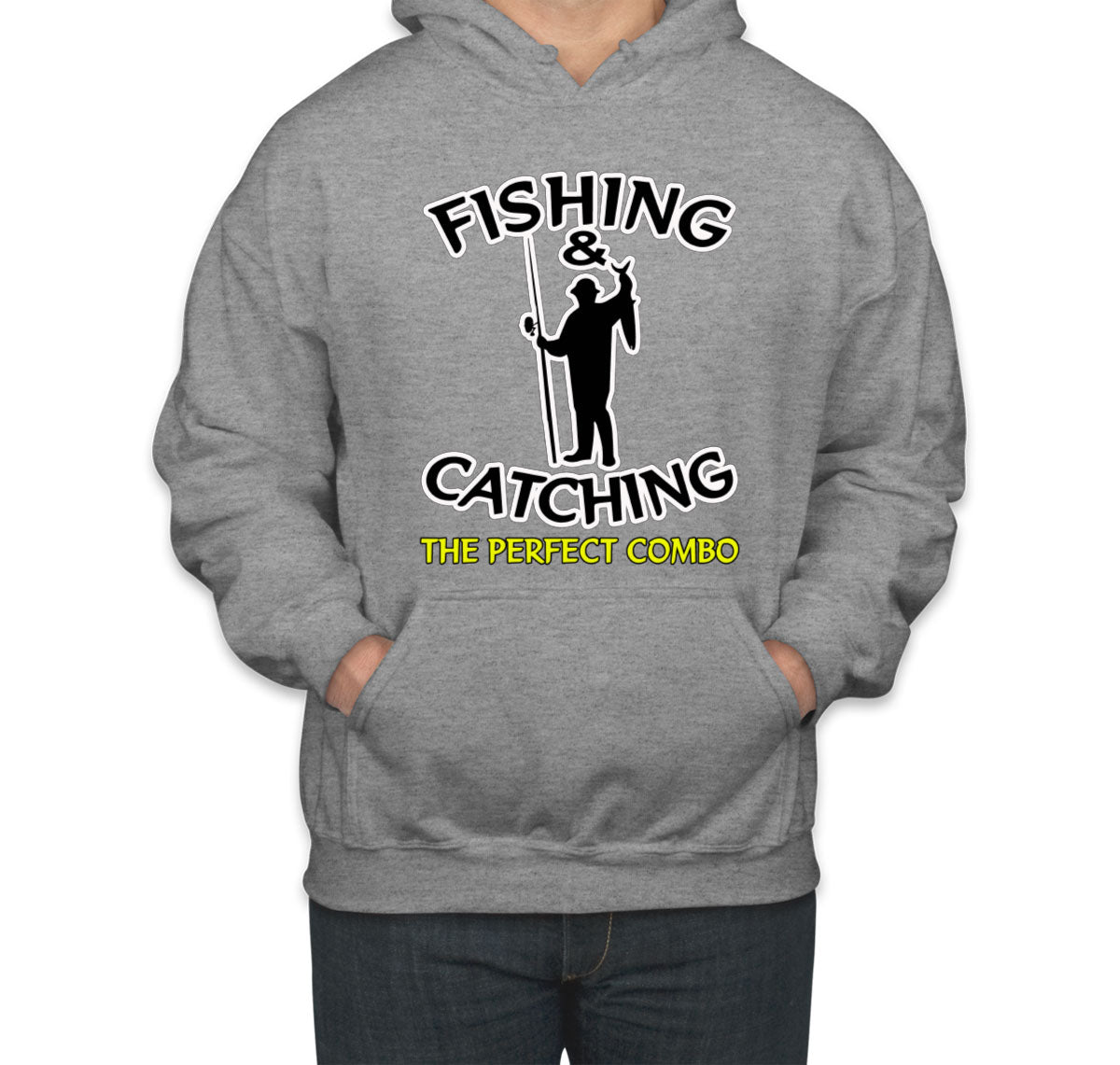 Fishing And Catching The Perfect Combo Retirement Unisex Hoodie