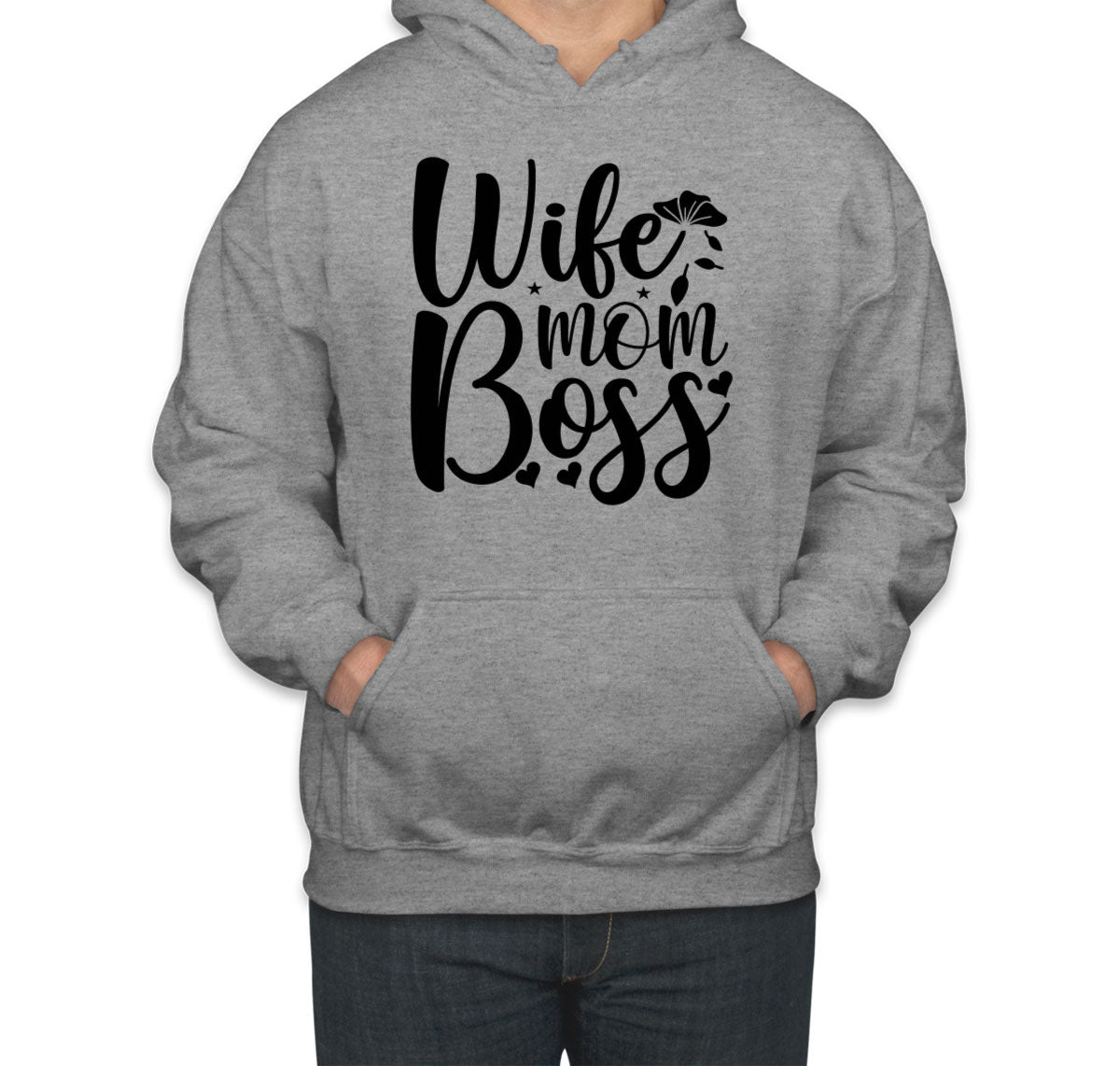Wife Mom Boss Unisex Hoodie