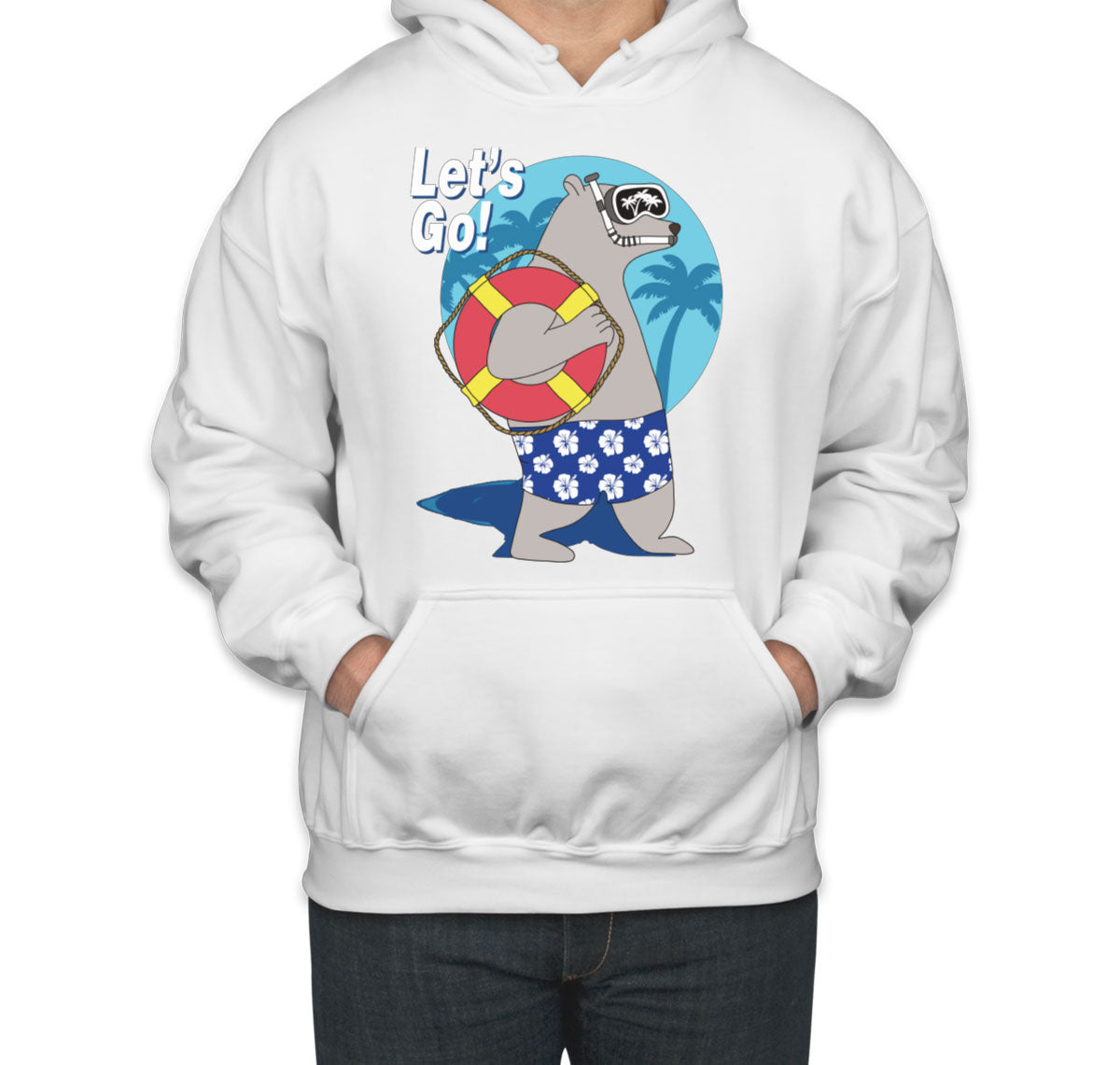 Bear On Vacation Unisex Hoodie