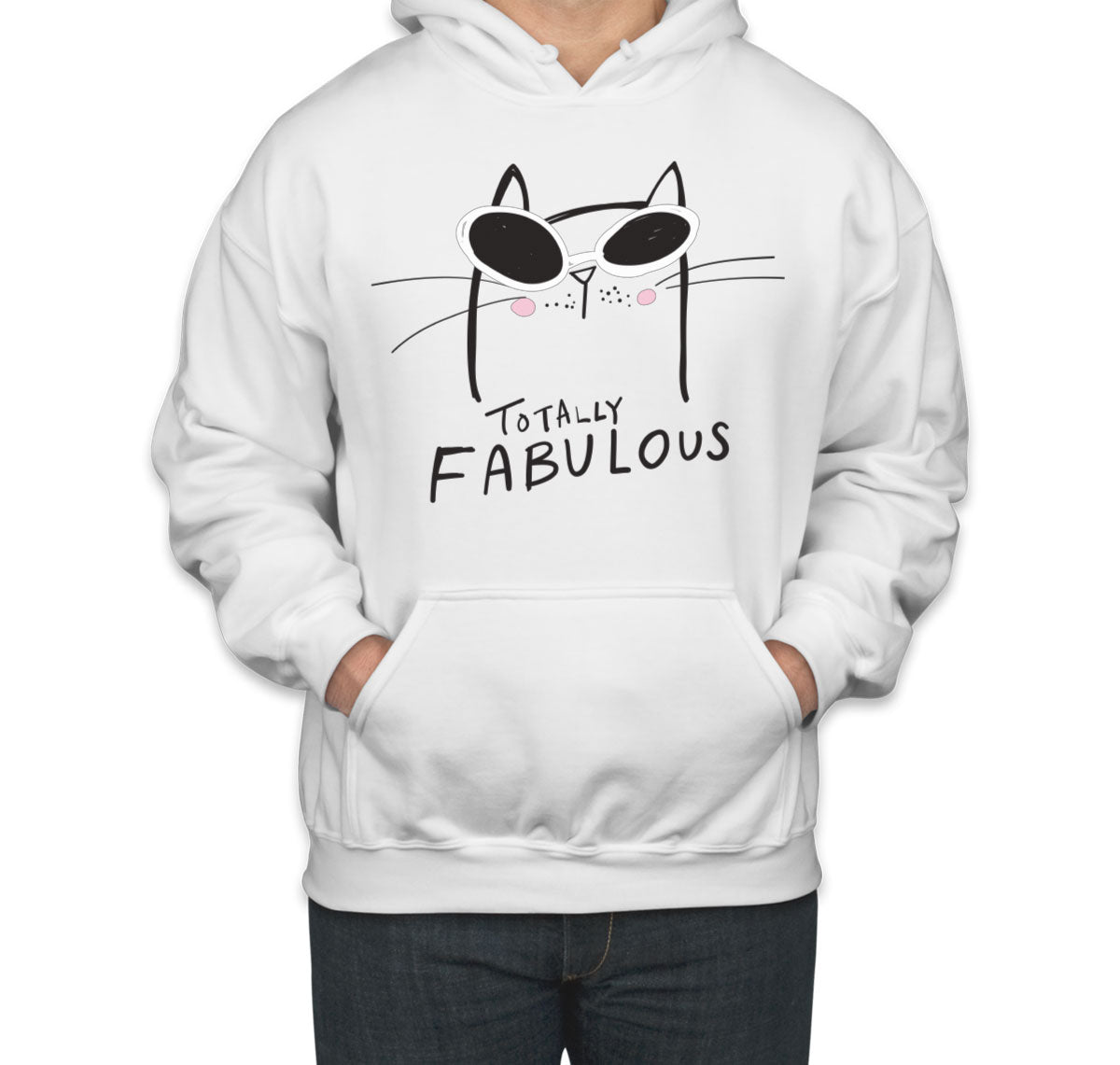Cat Totally Fabulous Unisex Hoodie