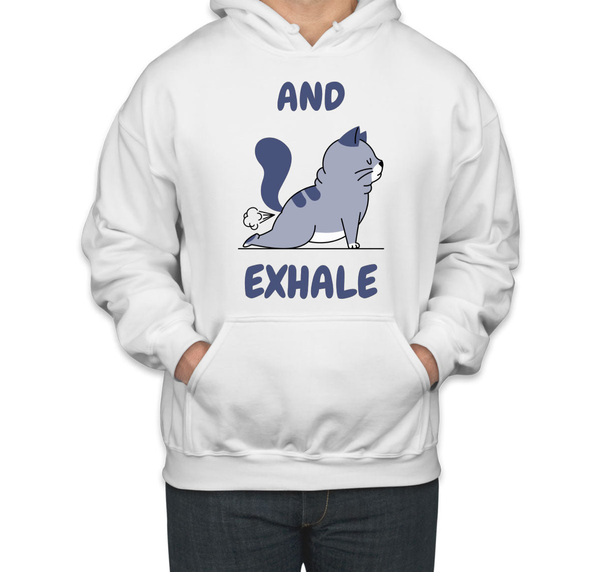 Yoga Cat Flexing Unisex Hoodie