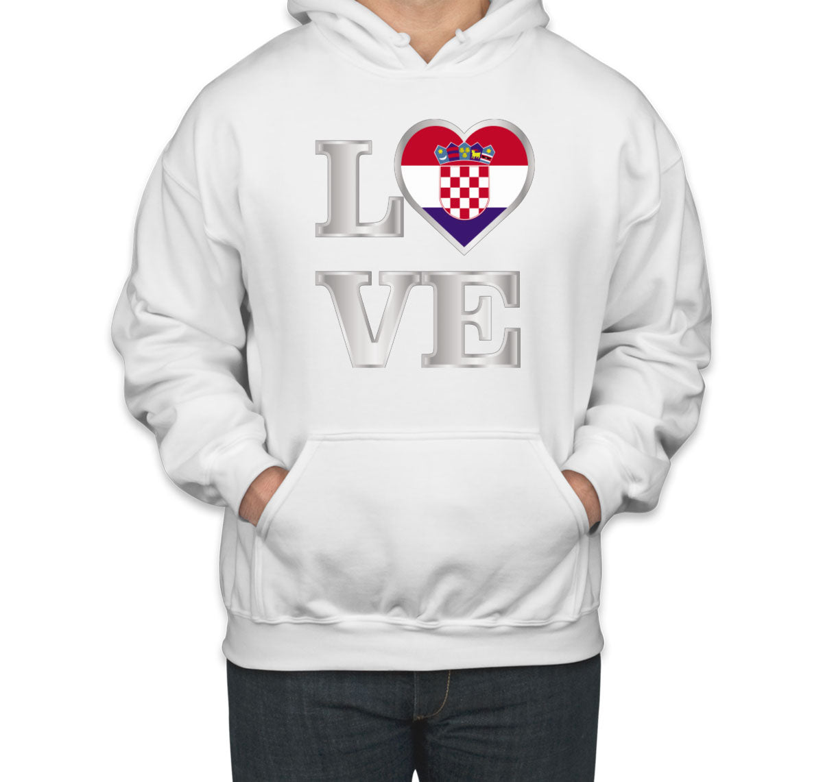 Croatia Love Unisex Hoodie