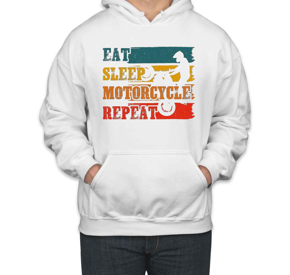 Eat Sleep Motorcycle Repeat Unisex Hoodie