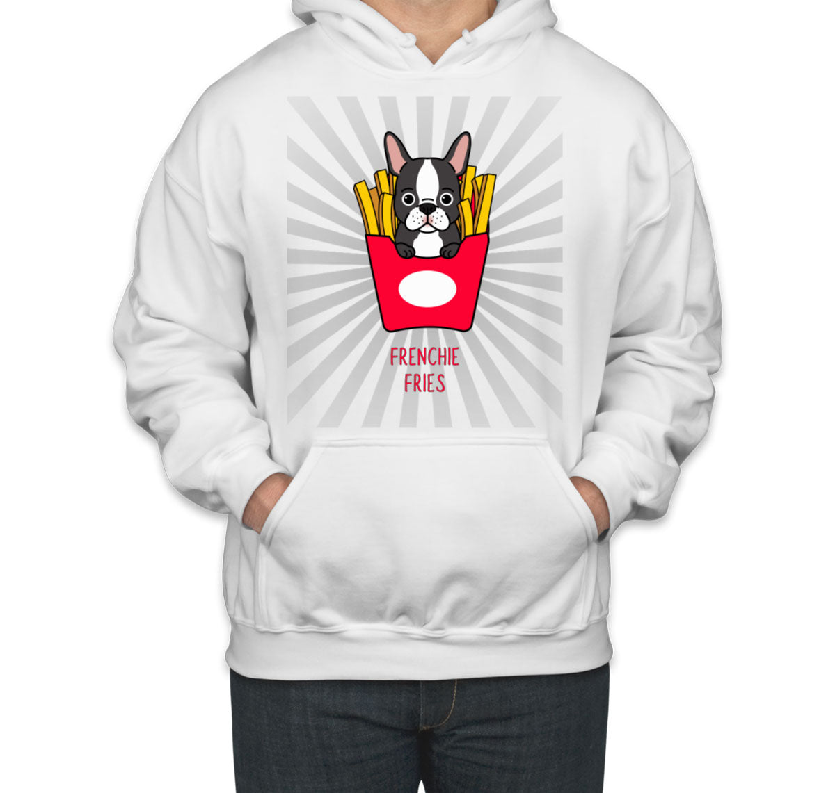 Frenchie Fries Cute Dog French Bulldog Puppy Unisex Hoodie