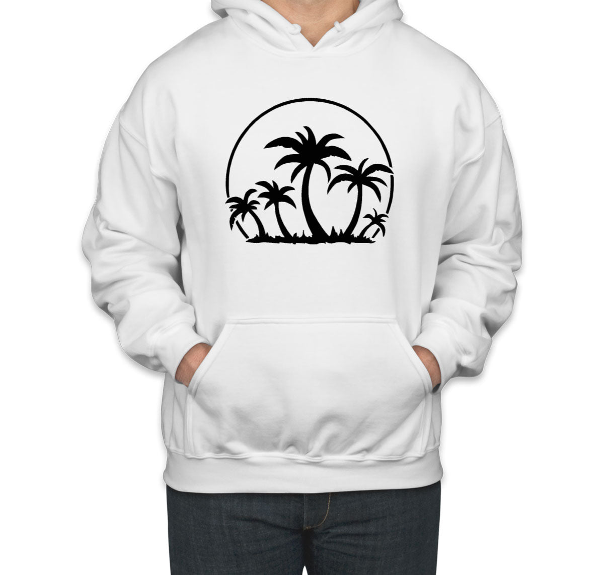 Palm Trees And Sunset Unisex Hoodie