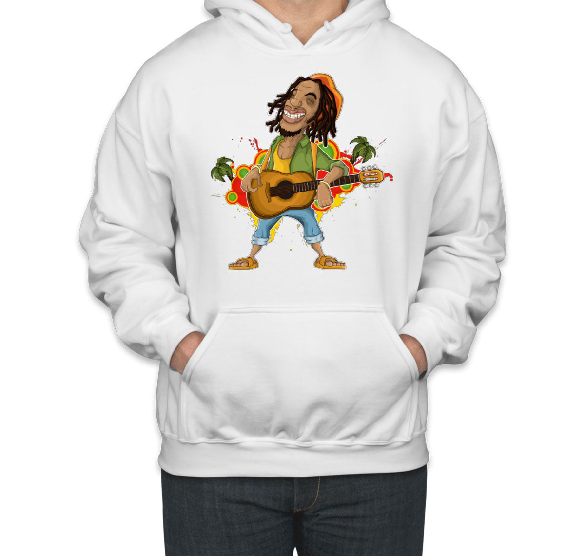 Rasta Reggae Rastafarian Unisex Hoodie