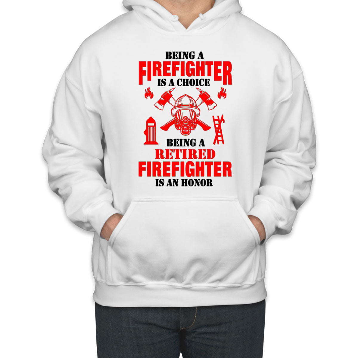 Being A Retired Firefighter Is An Honor Unisex Hoodie