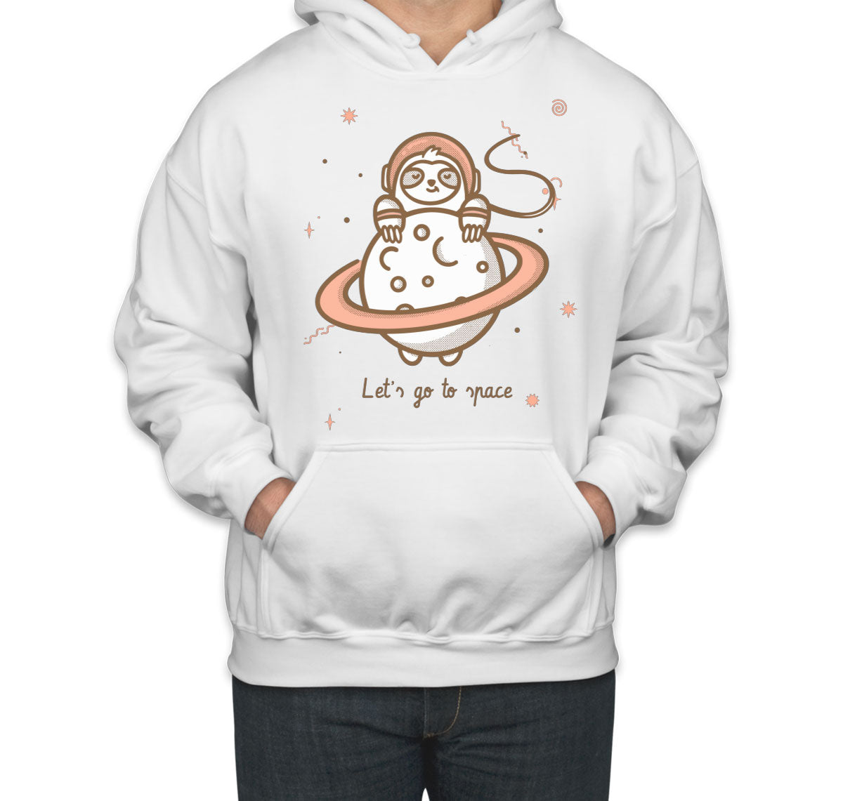 A Sloth In Space Unisex Hoodie