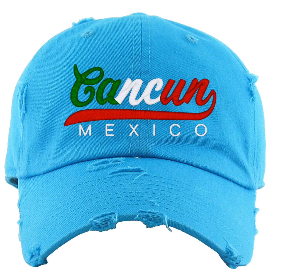 Cancun Mexico Vintage Baseball Cap