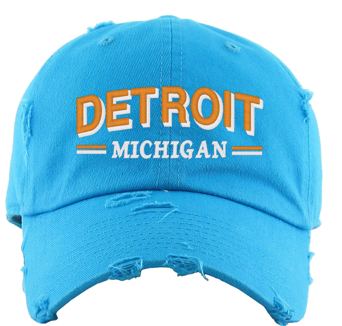 Detroit Michigan Vintage Baseball Cap