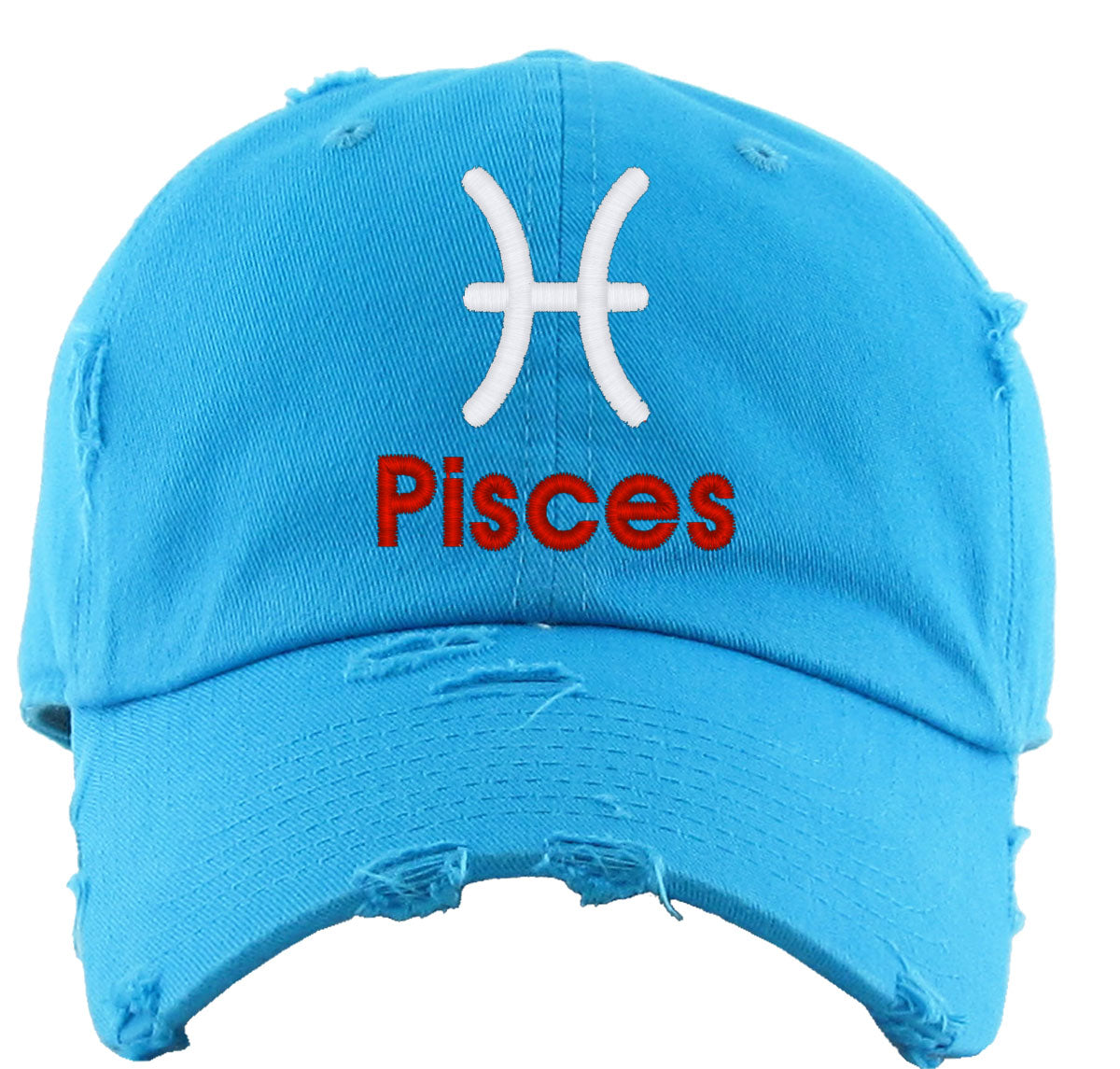 Pisces Zodiac Sign Horoscope Astrology Vintage Baseball Cap