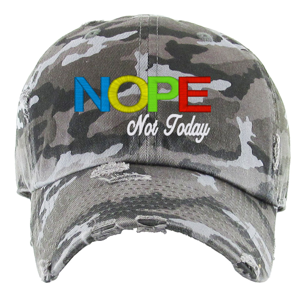 Nope, Not Today Vintage Baseball Cap